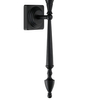 Kinkiet klasyczny Austin W01296BK-WH Cosmolight metal tkanina czarny biały