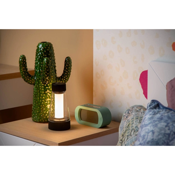 Lampka nocna stożek Lorali 45500/01/30 LED 1,2W 3000K przezroczysta czarna