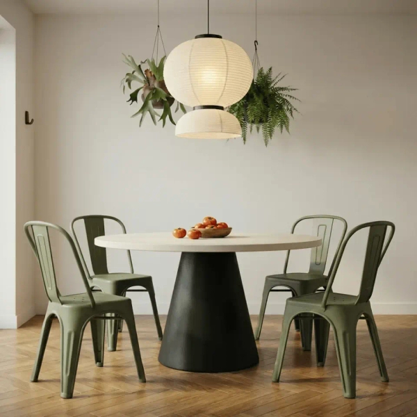 Krzesło do ogrodu PARIS zielone 5900168835832 wys. 86 cm na taras