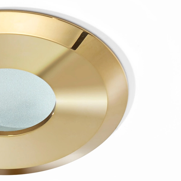 Wpuszcana lampa sufitowa OSCAR AZ2800 Azzardo IP44 do łazienki złoty