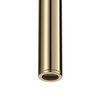 Lampa wisząca do jadalni Golden Pipe DN916 Step sopel tuba złota