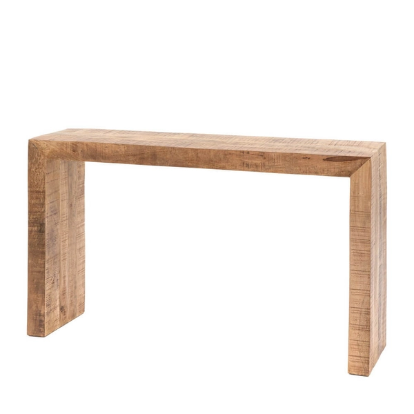 Konsola z drewna mango Iowa 5056693520566 do salonu naturalna