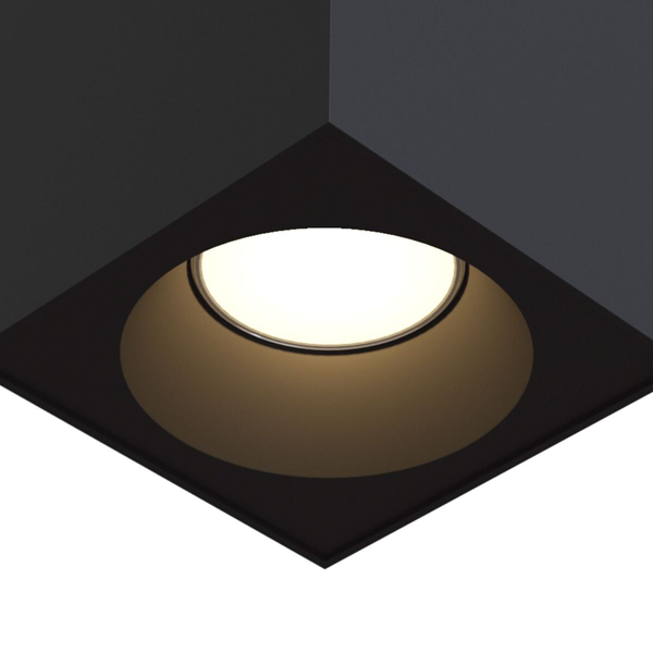 Nasufitowy downlight Zoom C030CL-01B Maytoni metalowy IP65 czarny