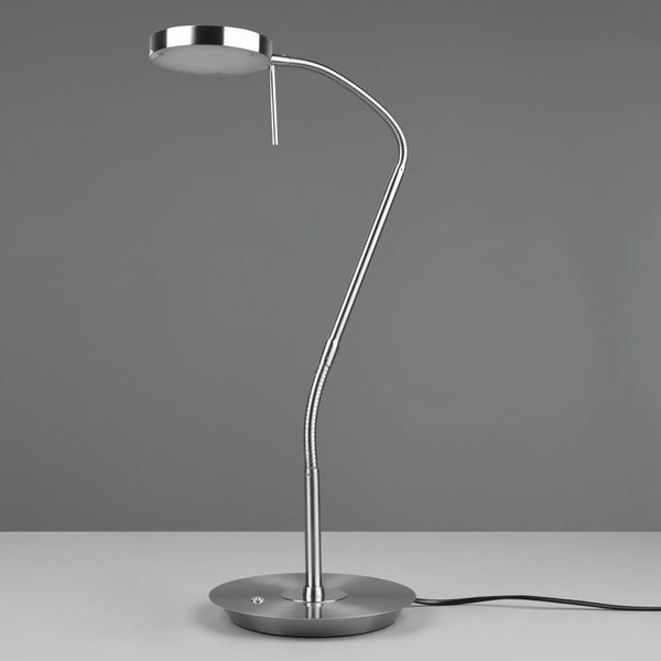 Regulowana lampka biurkowa NEMIO DL107523310 LED 12W 2300-4000K srebrny