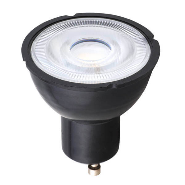 Ledowa żarówka 8347 GU10 7W 4000K 500lm czarna reflektorowa