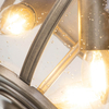 Lampa sufitowa szkło Halleron KL-HALLERON-F-BU Kichler IP44 przezroczysty brąz