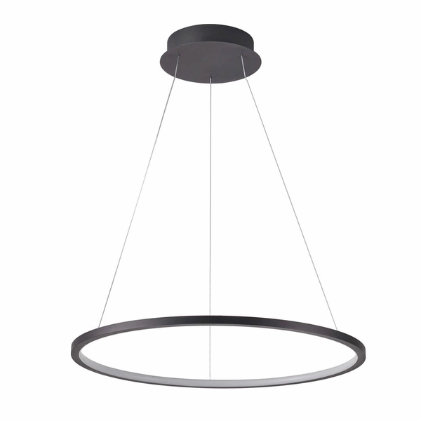 Wisząca lampa Vinola PND-56135B-080RPC-BK-3KS4K-TRDIMM Italux LED 48W 3000-4000K czarna