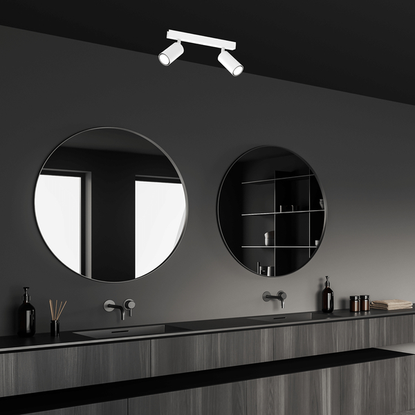 Minimalistyczna lampa sufitowa Hudson MLP8802 biała