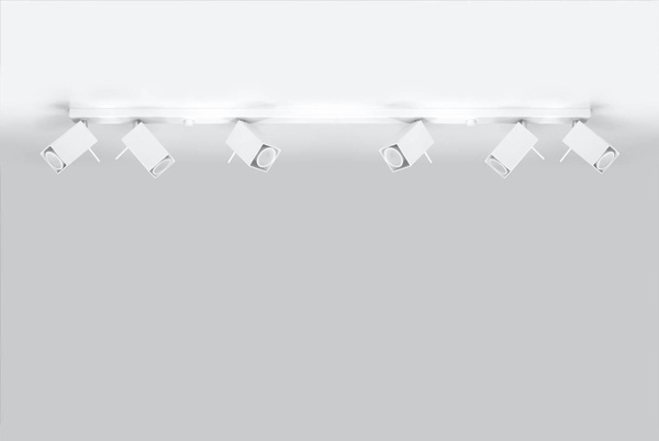 Regulowana LAMPA sufitowa MERIDA SL.0464 metalowa OPRAWA reflektorki białe