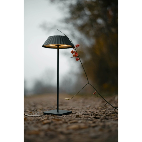 Tarasowa lampa stołowa MUFFIN T0066 LED 2,2W 2700K IP44 czarna