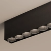 Podłużny plafon Soren TH.283 Thoro LED 41W 3000K prostokątny spoty czarny