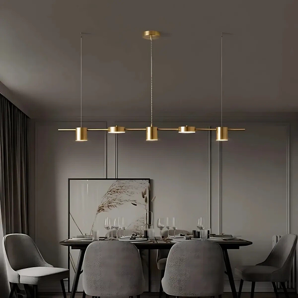 Nowoczesna wisząca lampa Glichio LLGLI-Z LED 35W 3000K złoty