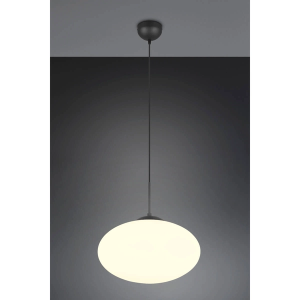 Metalowa lampa wisząca FOMENTO 363190132 Trio zwis do kuchni biały czarny