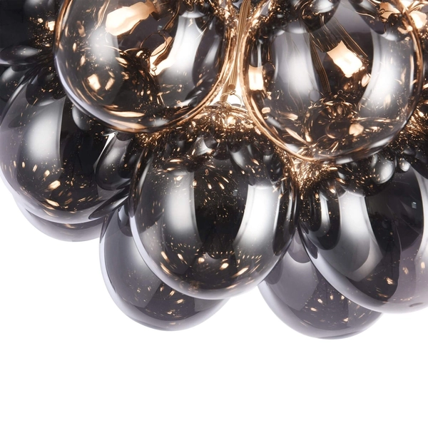 LAMPA sufitowa BALBO MOD112CL-08N Maytoni szklana OPRAWA bąbelki bubbles przydymione