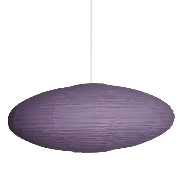 Papierowy klosz do lamp Villo 60 2213253207 owalny fioletowy