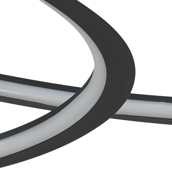 Wisząca lampa salonowa Spirello ST-8826P/B Step LED 80W 3000K pierścień czarna