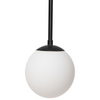 Kulisty zwis nad łóżko LAMIA 11039102 szklana lampa wisząca biała