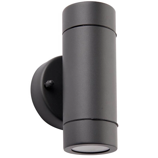 Elewacyjna lampa góra-dół Palin 94792 metalowa tuba IP44 antracyt