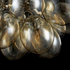 Modernistyczna LAMPA plafon BALBO MOD112-04-G Maytoni sufitowa OPRAWA szklana plafoniera molekuły koniak