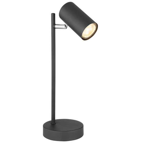 Nowoczesna LAMPA stojąca ROBBY 57910TB Globo gabinetowa LAMPKA regulowana czarna