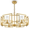 LAMPA wisząca BOWI H009PL-06G Maytoni metalowa OPRAWA zwis na łańcuchu złoty