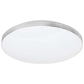 Plafon LAMPA sufitowa OSCAR 3347 Rabalux okrągła OPRAWA metalowa LED 18W 4000K z efektem gwiazd biały chrom