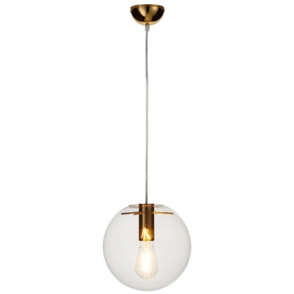 Lampa wisząca Tonda ST-8722P-S gold Step ball kula przezroczysta