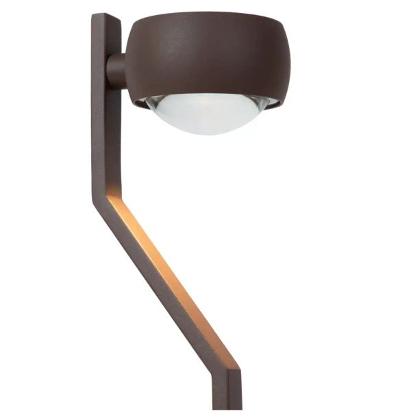 Metalowa lampa stołowa ESTAL 33803/08/97 do ogrodu IP54 brązowa