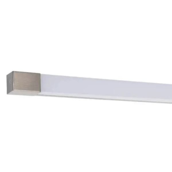 Podłużny kinkiet Parks W200526201 Zumaline LED IP44 9W 3000K nikiel