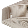 Plafon nasufitowy SVEA 664700144 Trio harmonijka pleciona beżowy