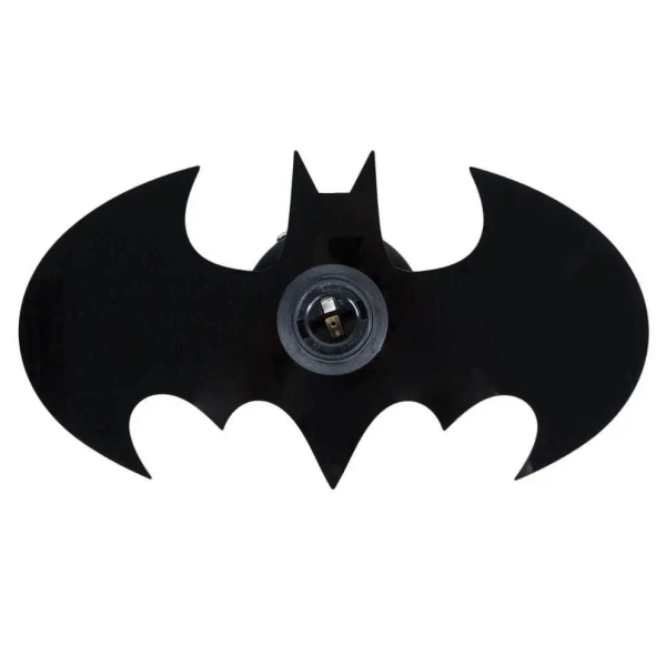 Dziecięca lampa ścienna ORIGAMI-BATMAN2 metalowa nietoperz czarny