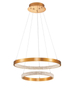Wisząca lampa pokojowa Moron z kryształkami LED 60W 3000K złota