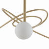 Wisząca lampa modernistyczna VELVET balls do sypialni złota