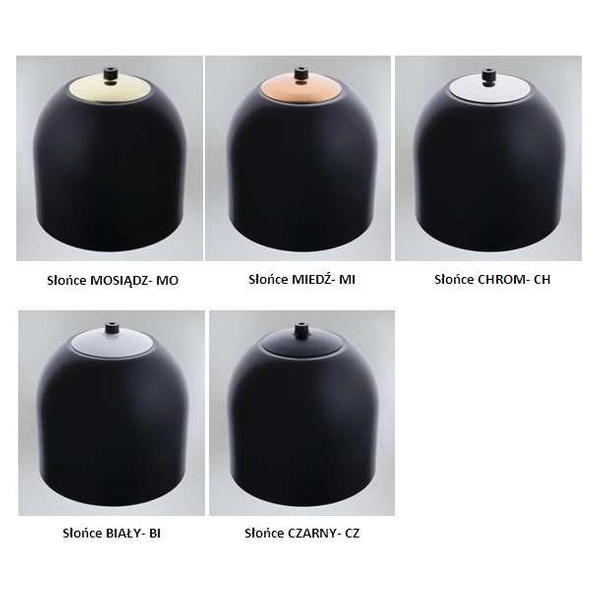 LAMPA wisząca DOBO 9037 Shilo modernistyczna OPRAWA metalowy zwis czarny