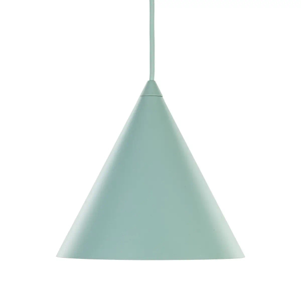 Salonowa lampa wisząca CONO 10074 stożkowa miętowy