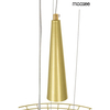 Lampa wisząca loftowa Sesto MSE010100336 Moosee druciak złota