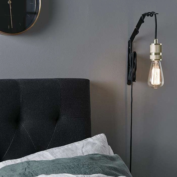 Wspornik WALL 106865 Markslojd metalowy UCHWYT podstawa do lampy ściennej czarny