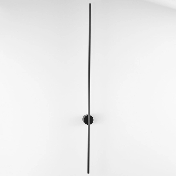 Ledowy kinkiet metalowy Tunja LE42606 czarny 20W 3000K lampa do salonu