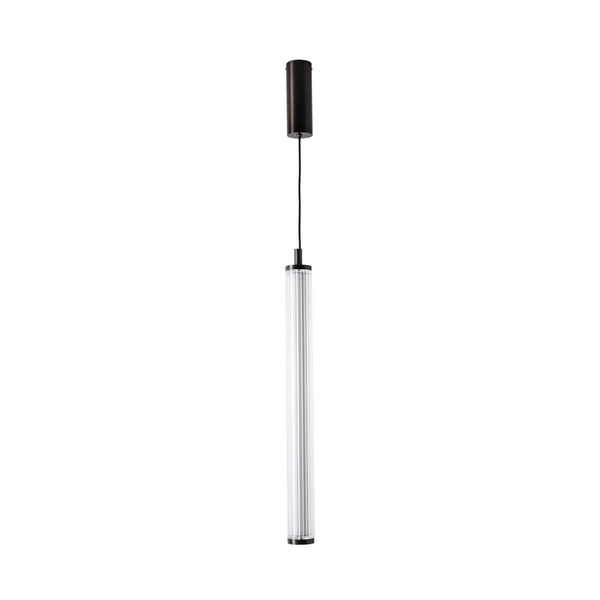 Wisząca lampa Como 1237 LED 26W 2700-6500K sopel przezroczysty tytanowy