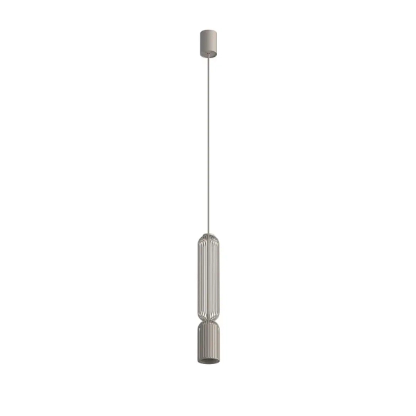 Salonowa lampa wisząca CAMELEON SINGLES 12197 druciana beżowa