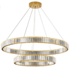 Żyrandol dwurzędowy Bohemia CGBOHEMIA2RING COPEL LED 40W 3000K ring złota