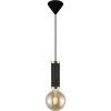 Minimalistyczna lampa wisząca GALLOWAY 2011053003 czarny mosiądz