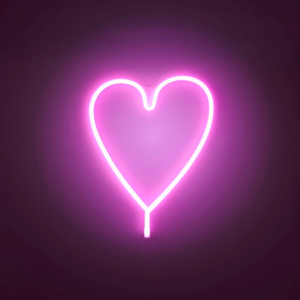 Kinkiet ścienny NEON-HERZ 85020-87 Just Light LED 7W serce różowy