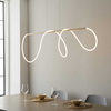 Zwisowa lampa Attalea 97629 Endon LED 43W 3000K wąż świetlny złota