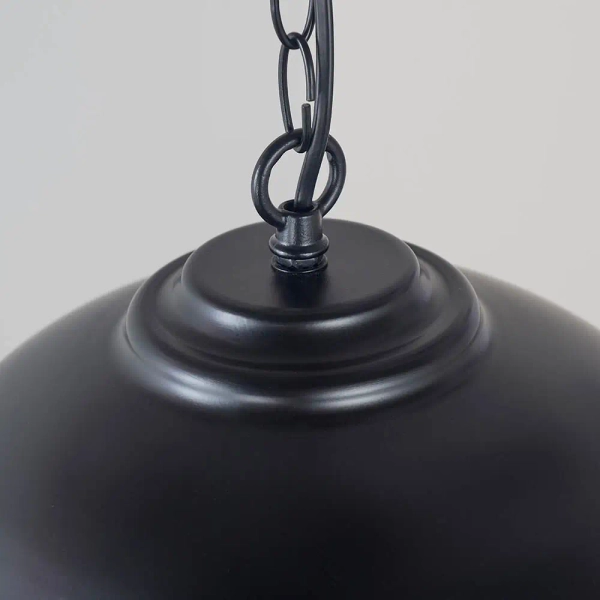 Industrialna lampa wisząca Colman COLMAN-BL do jadalni czarny złoty