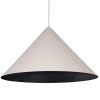 Lampa wisząca stożek VESUVIO 41073 nad stół czarna beżowa