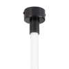 Lampa wisząca wąż ledowy SNAKE MD1021-4 black czarna metal PVC LED 60W 3000K 4M do jadalni