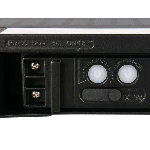 Elewacyjny kinkiet BILBAO R23336202 LED 7W 4000K IP44 z czujnikiem czarny