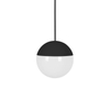 Lampa kulista wisząca Mica ABR-LW-MIC-C LED 9W 2700K do sypialni czarna
