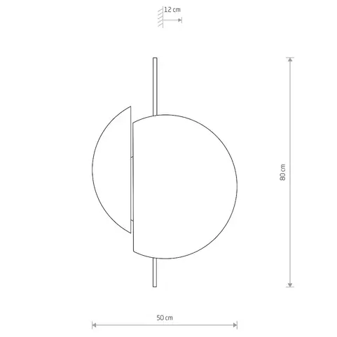 Naścienna lampa Sunset Natural C 10578 Nowodvorski sun drewniana
